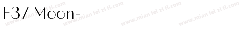 F37 Moon字体转换